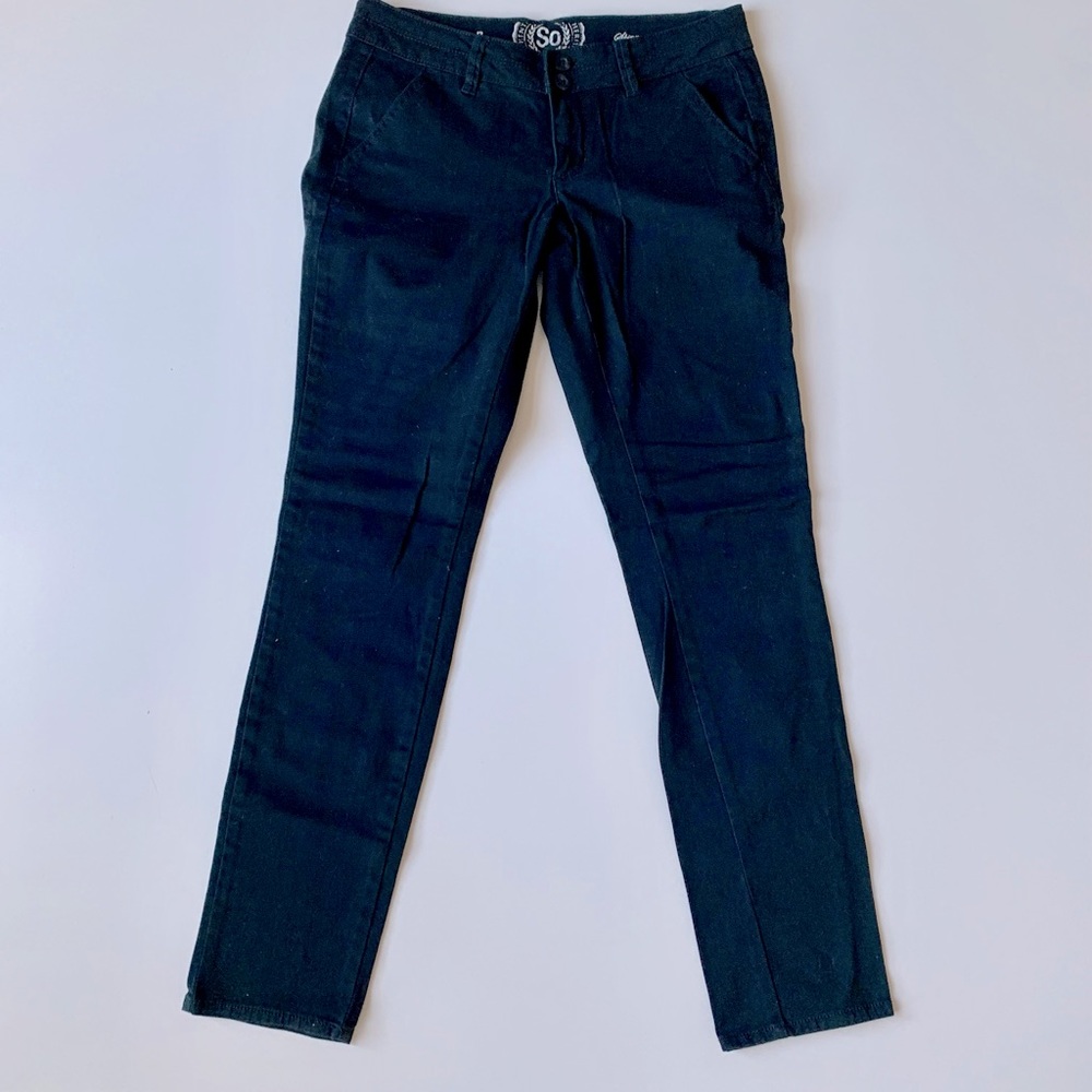 🟡SO Black Skinny Slacks Size 7